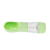 2 in 1 Pet Water Bottle Portable Anti Leakage Dog Food Bottler for Outdoor TravelingGreen - Low Angle