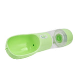 2 in 1 Pet Water Bottle Portable Anti Leakage Dog Food Bottler for Outdoor TravelingGreen - Extra Image