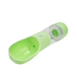 2 in 1 Pet Water Bottle Portable Anti Leakage Dog Food Bottler for Outdoor TravelingGreen - Extra Image