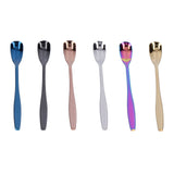 6PCS Coffee Spoon Stainless Steel Mixing Spoon Thickened Long Handle Ice Tea Desert Scoop