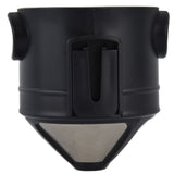 Pour Over Coffee Maker Portable Reusable Stainless Steel Coffee Filter with Double Mesh Liner