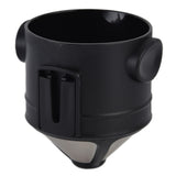 Pour Over Coffee Maker Portable Reusable Stainless Steel Coffee Filter with Double Mesh Liner