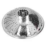 Stainless Steel Steamer Basket 28cm Diameter Retractable Foldable Steaming Rack for Home - Close-Up Angle
