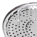 Stainless Steel Steamer Basket 28cm Diameter Retractable Foldable Steaming Rack for Home