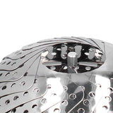 Stainless Steel Steamer Basket 28cm Diameter Retractable Foldable Steaming Rack for Home - Extra Image