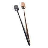6 Pcs Dessert Spoon 304 Stainless Steel Mixing Spoon Shovel Long Handle Thickened Spoon Set for Dessert Ice Cream 15cm - Extra Image