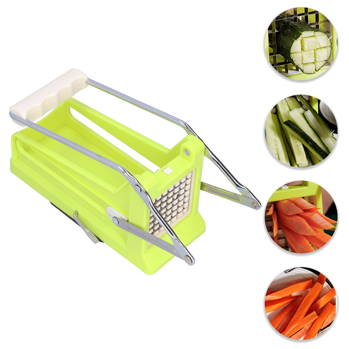 Manual Potato Cutting Machine Potato Slice French Fry Cutter Cucumber Radish Potato Chopper for Vegetable Fruit
