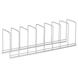 Kitchen Organizer Rack Multiple Use Dish Drying Rack for Plates Baking Pan Pot Pans