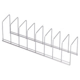 Kitchen Organizer Rack Multiple Use Dish Drying Rack for Plates Baking Pan Pot Pans - 45-Degree Angle