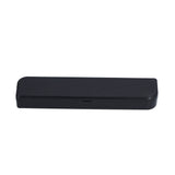 3Pcs/Set Portable Travel Utensils Stainless Steel Spoon Fork Chopsticks Set for SchoolBlack Gold (Black Storage Box)