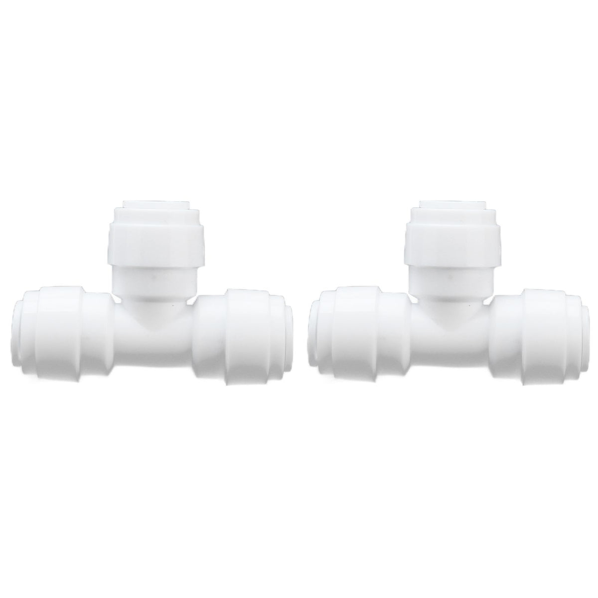 2PCS Tee Quick Connecter Water Tube Fitting 100PSI Push in Fitting Push in Joint for Garden