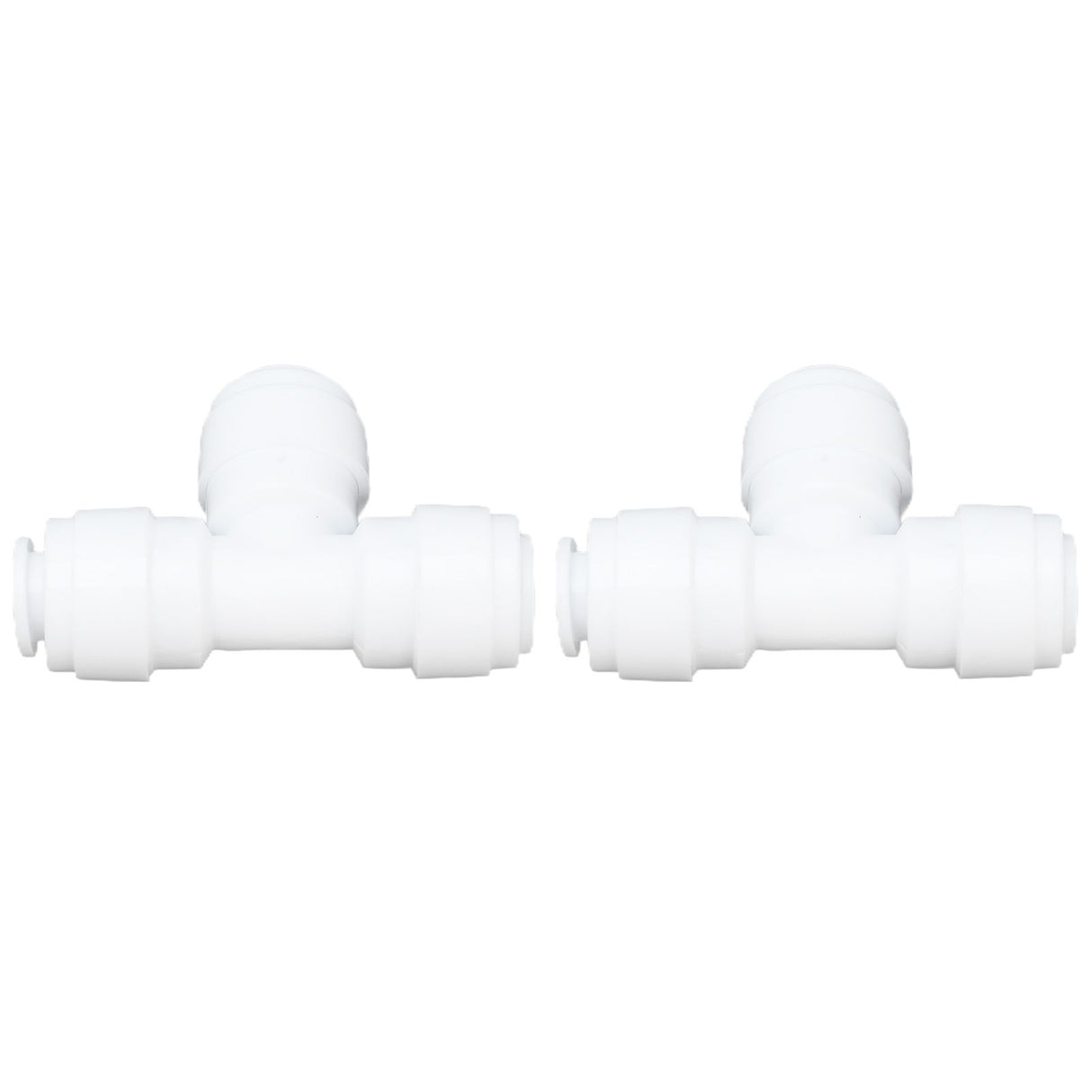 2PCS Tee Quick Connecter Water Tube Fitting 100PSI Push in Fitting Push in Joint for Garden