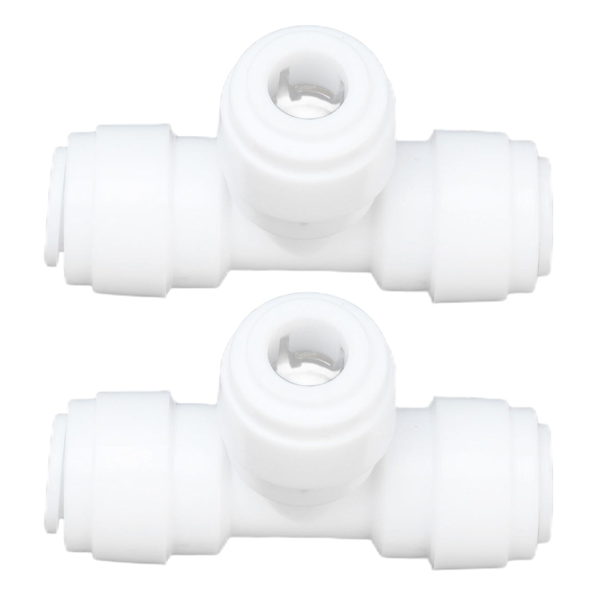 2PCS Tee Quick Connecter Water Tube Fitting 100PSI Push in Fitting Push in Joint for Garden