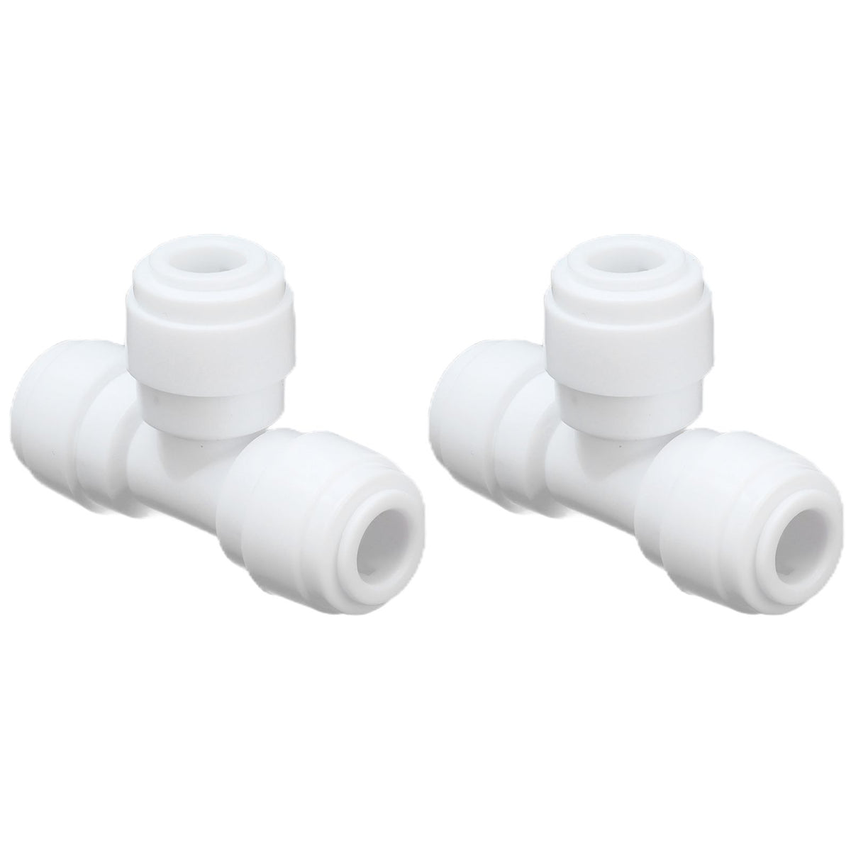 2PCS Tee Quick Connecter Water Tube Fitting 100PSI Push in Fitting Push in Joint for Garden