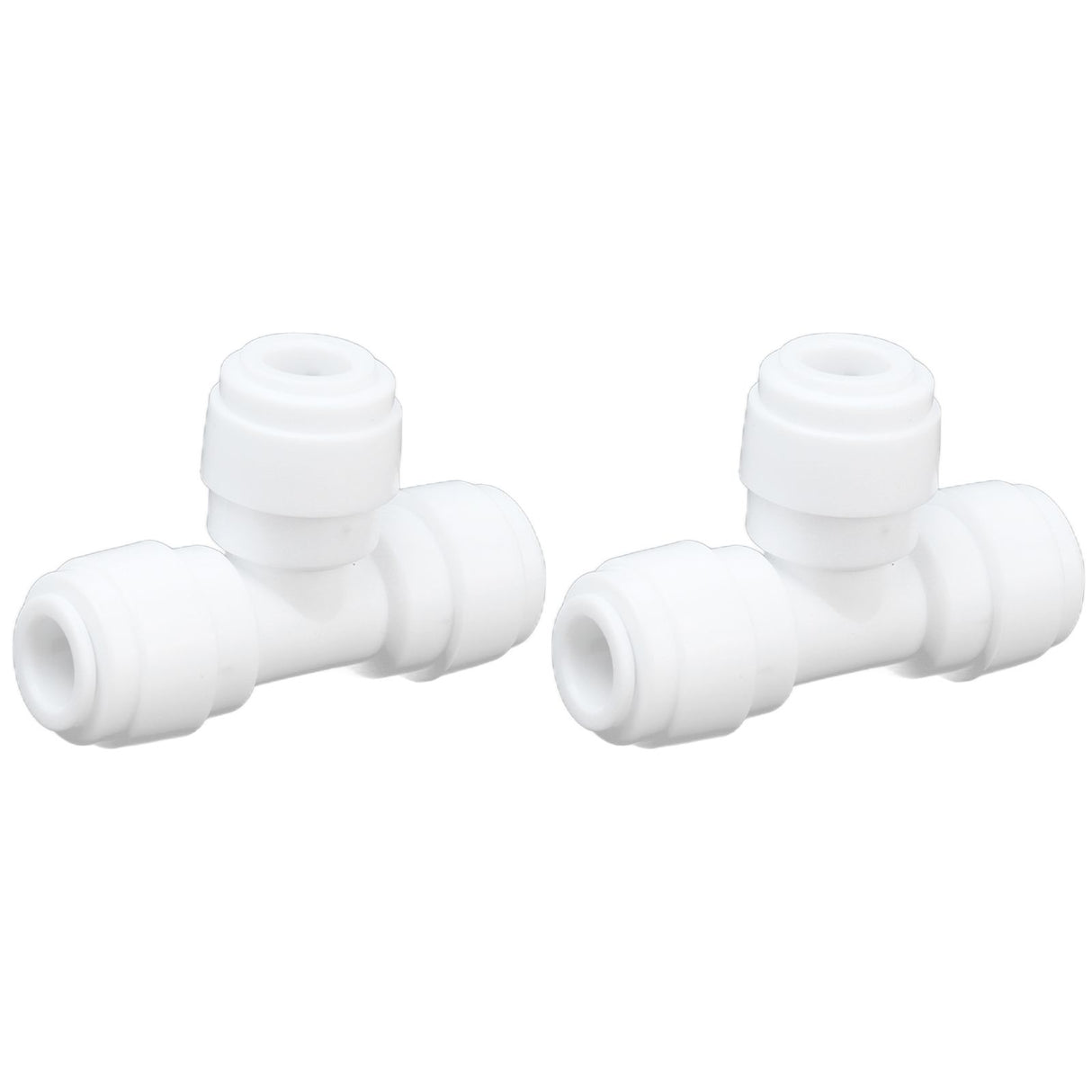 2PCS Tee Quick Connecter Water Tube Fitting 100PSI Push in Fitting Push in Joint for Garden