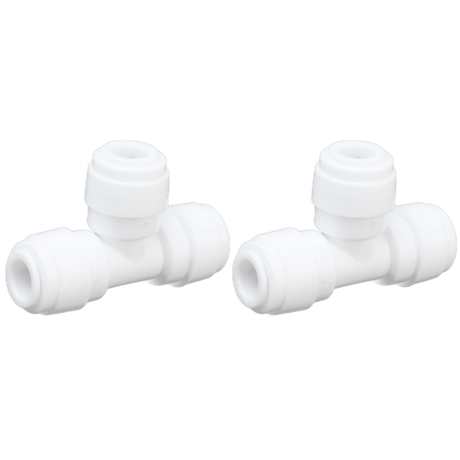2PCS Tee Quick Connecter Water Tube Fitting 100PSI Push in Fitting Push in Joint for Garden