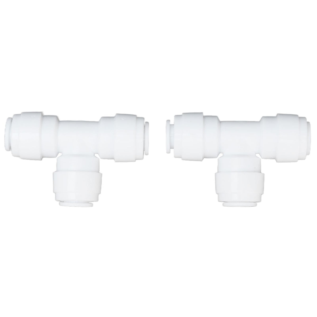 2PCS Tee Quick Connecter Water Tube Fitting 100PSI Push in Fitting Push in Joint for Garden