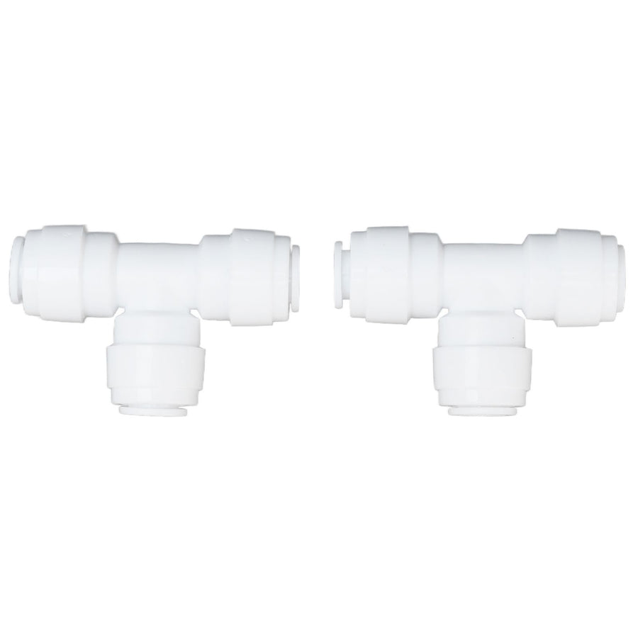 2PCS Tee Quick Connecter Water Tube Fitting 100PSI Push in Fitting Push in Joint for Garden