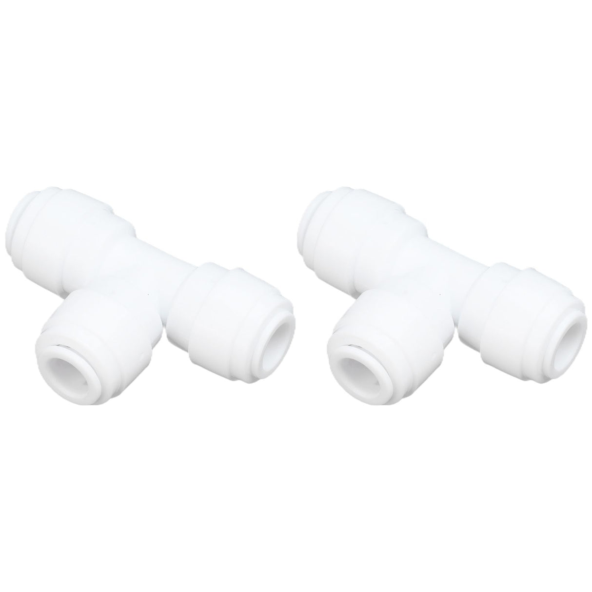 2PCS Tee Quick Connecter Water Tube Fitting 100PSI Push in Fitting Push in Joint for Garden