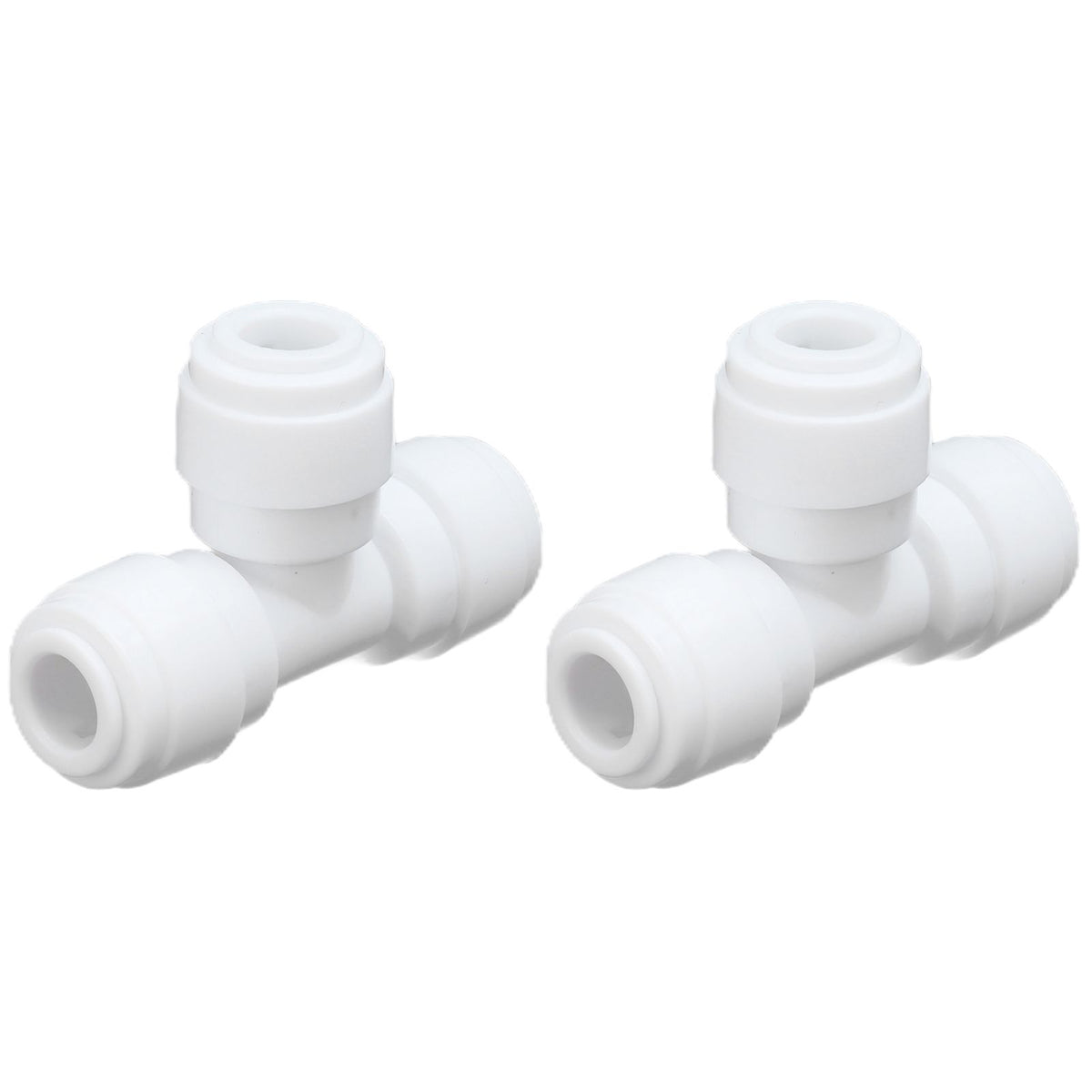 2PCS Tee Quick Connecter Water Tube Fitting 100PSI Push in Fitting Push in Joint for Garden
