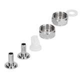 Stainless Steel Beer Keg Coupler Connector Fitting Beer Line Connector Kit for Brewing Equipment - Extra Image