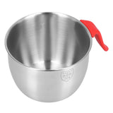 Stainless Steel Mixing Bowl with Handle Non Slip Deepen Splashproof Egg Whisking Bowl for Salad Serving2800ML