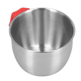 Stainless Steel Mixing Bowl with Handle Non Slip Deepen Splashproof Egg Whisking Bowl for Salad Serving2800ML