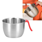 Stainless Steel Mixing Bowl with Handle Non Slip Deepen Splashproof Egg Whisking Bowl for Salad Serving2800ML