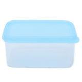 5Pcs Small Food Container Blue Heat Resistant Reusable Mini Airtight Multifunctional Food Box - Rear View