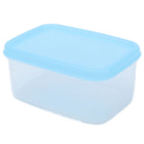 5Pcs Small Food Container Blue Heat Resistant Reusable Mini Airtight Multifunctional Food Box - Close-Up Angle