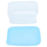 5Pcs Small Food Container Blue Heat Resistant Reusable Mini Airtight Multifunctional Food Box