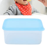 5Pcs Small Food Container Blue Heat Resistant Reusable Mini Airtight Multifunctional Food Box