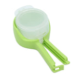 Food Storage Bag Seal Clips Plastic Non Toxic Sealing Clips with Pour Spout for Kitchen Food Organization - Top-Down View