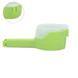 Food Storage Bag Seal Clips Plastic Non Toxic Sealing Clips with Pour Spout for Kitchen Food Organization - Extra Image