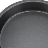 2Pcs Non Stick Pizza Pan Deep Thickened Carbon Steel Baking Pan for Kitchen Bakery6in