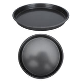 2Pcs Non Stick Pizza Pan Deep Thickened Carbon Steel Baking Pan for Kitchen Bakery10in - Extra Image
