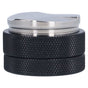 Black Coffee Tamper Stainless Steel Dual Head Coffee Distributor for Home Coffee Shop58MM