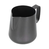 Thick Stainless Steel Frothing Cup Coffee Art Pitcher Milk Frothing Jug with Pointed Spout350ML - Top-Down View