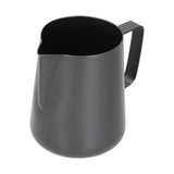 Thick Stainless Steel Frothing Cup Coffee Art Pitcher Milk Frothing Jug with Pointed Spout600ML - Side View
