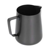 Thick Stainless Steel Frothing Cup Coffee Art Pitcher Milk Frothing Jug with Pointed Spout600ML - Rear View