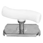 Stainless Steel Can Opener Portable Manual Bottle Opener with Ergonomic Handle Convenient to Use for KitchenWhite