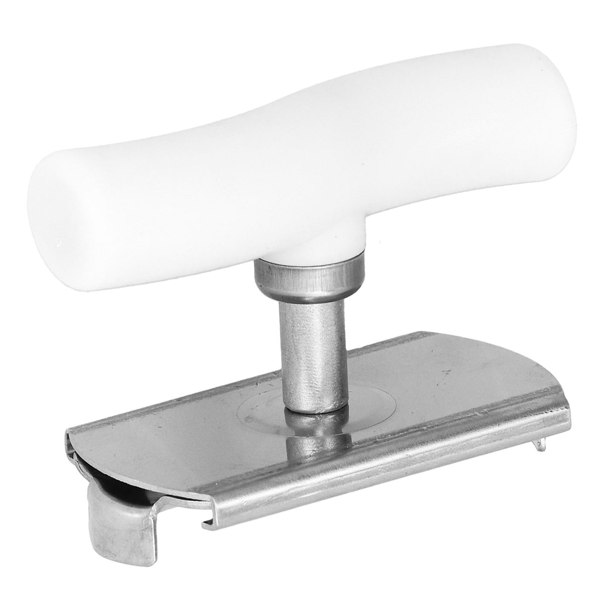 Stainless Steel Can Opener Portable Manual Bottle Opener with Ergonomic Handle Convenient to Use for KitchenWhite