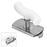 Stainless Steel Can Opener Portable Manual Bottle Opener with Ergonomic Handle Convenient to Use for KitchenWhite