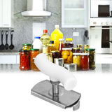 Stainless Steel Can Opener Portable Manual Bottle Opener with Ergonomic Handle Convenient to Use for KitchenWhite