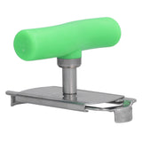 Stainless Steel Can Opener Portable Manual Bottle Opener with Ergonomic Handle Convenient to Use for KitchenGreen - Top-Down View