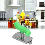 Stainless Steel Can Opener Portable Manual Bottle Opener with Ergonomic Handle Convenient to Use for KitchenGreen - Extra Image