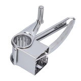 Cheese Grater Handhold Rotarting Stainless Steel Cheese Shredder for Household Chicken Cheese Walnut Nuts