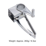 Cheese Grater Handhold Rotarting Stainless Steel Cheese Shredder for Household Chicken Cheese Walnut Nuts