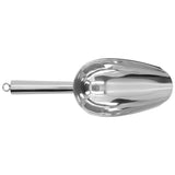 Ice Scooper Stainless Steel U Shaped Sturdy Food Grade Ice Bucket Scoop for Home Hotel Restaurant Stainless Steel Color