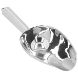 Ice Scooper Stainless Steel U Shaped Sturdy Food Grade Ice Bucket Scoop for Home Hotel Restaurant Stainless Steel Color